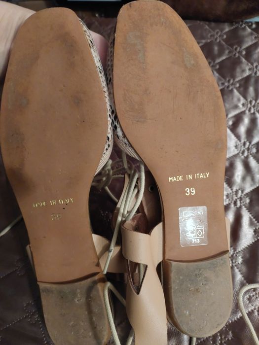 baleriny,sandały,włoskie buty r39