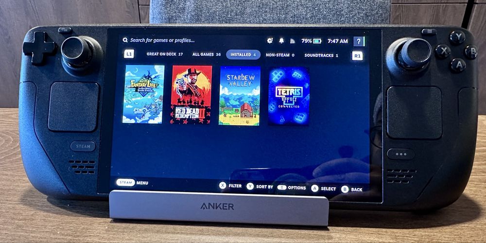 Steam Deck OLED 512gb + Anker Docking Station