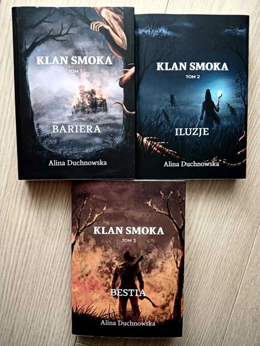 Klan Smoka tomy 1-3  Alina Duchnowska