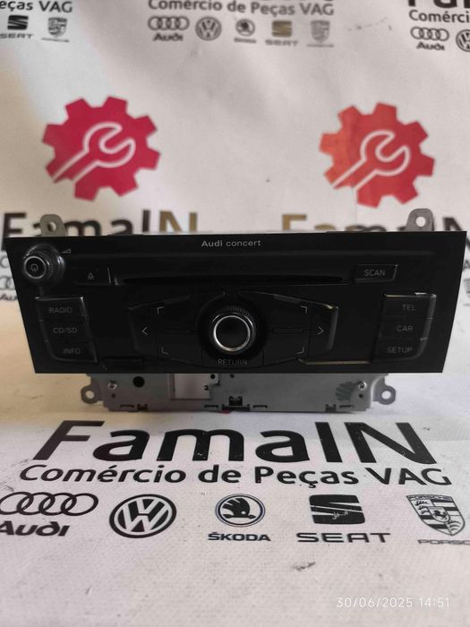 Rádio / Auto Rádio AUDI A4 B8 2.7 TDI (140 kW / 190 cv) [11.2007 - 03.2012] 8T1035186B (OEM) | CQJA1774G (OEM)