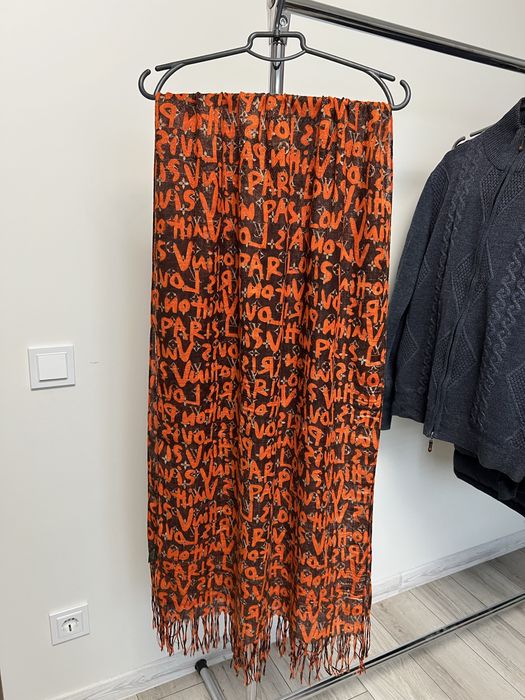 Шарф шаль Louis Vuitton Stephen Sprouse Graffiti