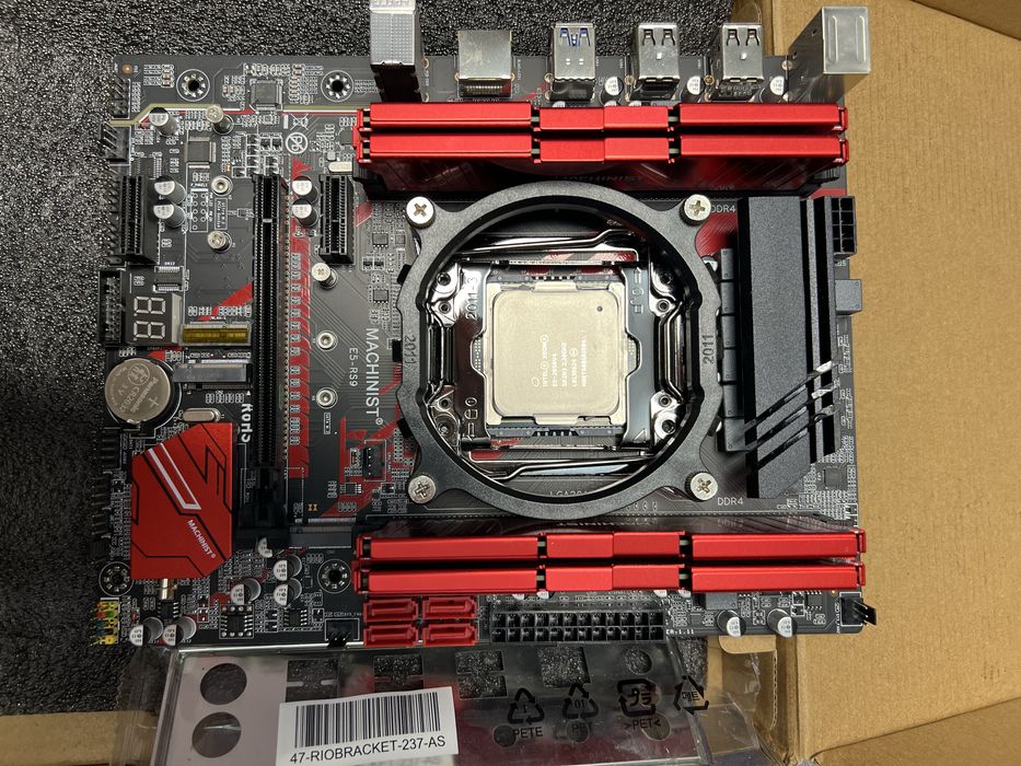 Комплект X99+проц Xeon E5 2650V4+DDR 32гб