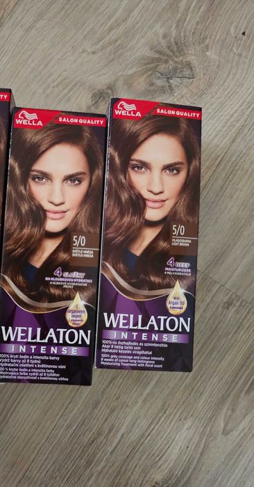 Farba do włosów wellaton jasny brąz