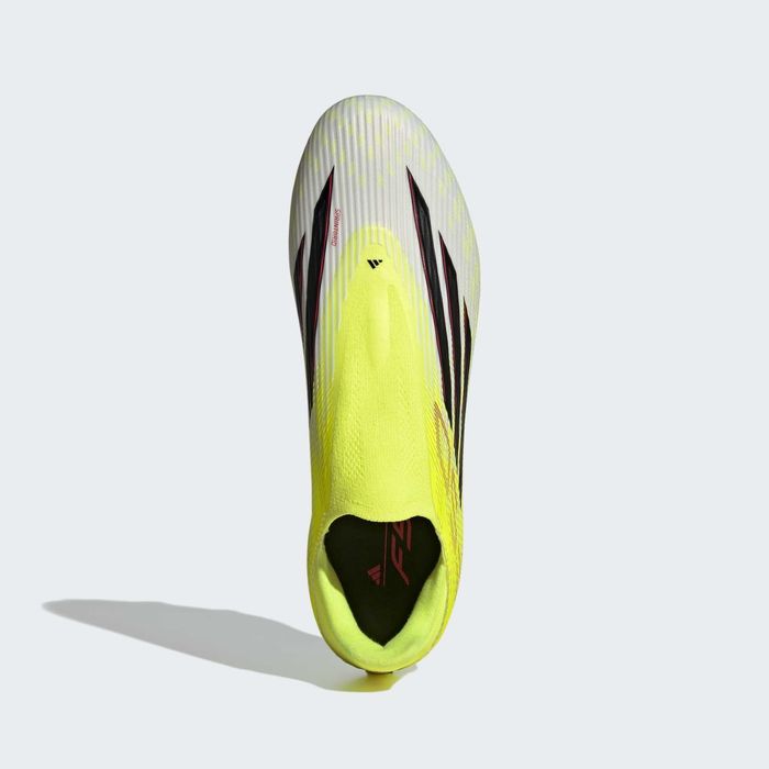 Chuteiras de Futebol sem Atacadores Adulto F50 League FG/MG Amarelo