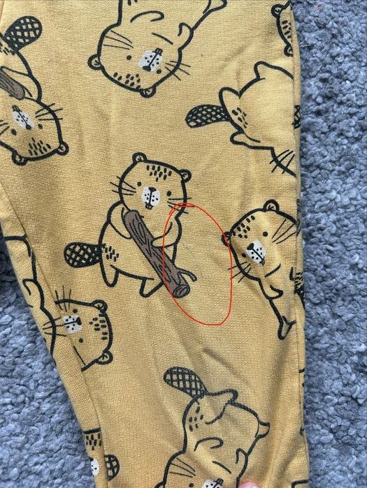 Musztardowy dres w bobry bawełniany 86, Pepco