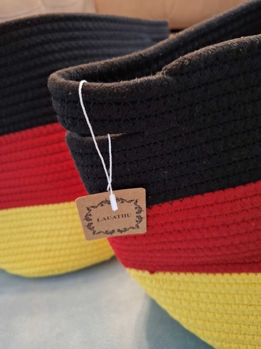 Kosze plecione ze sznurka