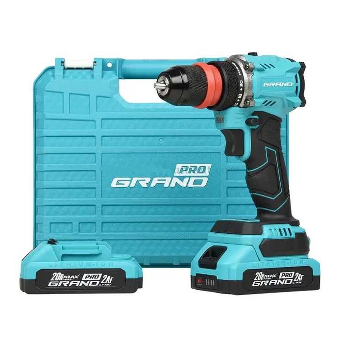 Акумуляторний шурупокрут Grand ДА-20/2 DFR BL безщітковий ГАРАНТІЯ!