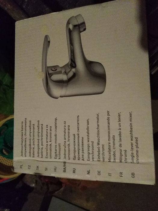 jednouchwytowa bateria umywalkowa