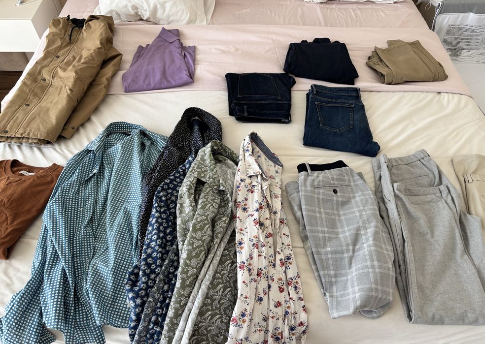 Lote de roupa seminova