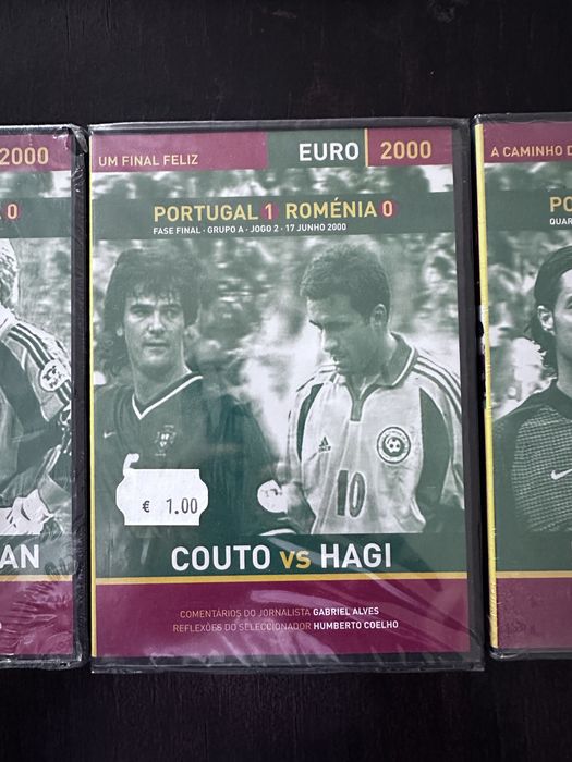 DVDs Euro 2000 triologia jogos de grupo