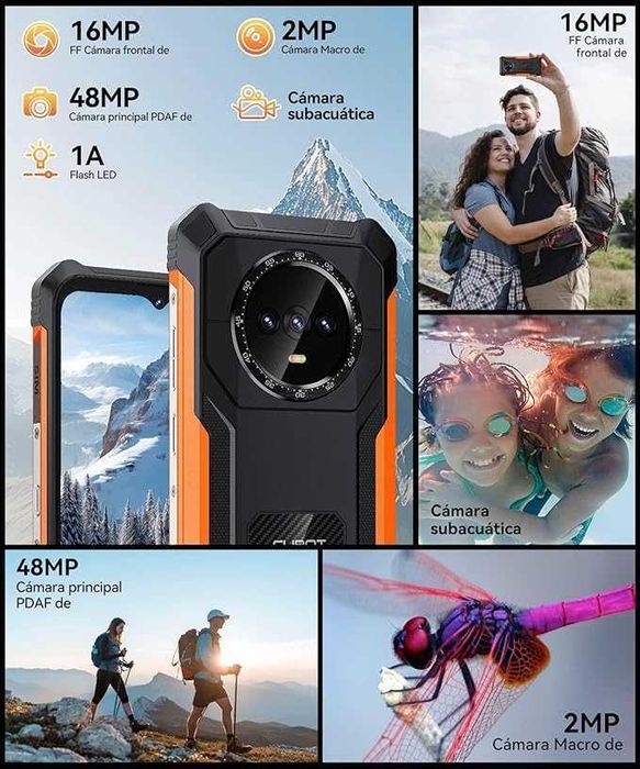 Cubot KingKong ES 16(6+10)GB/128GB IP69K 48MP 1.6GHz64738679688578124