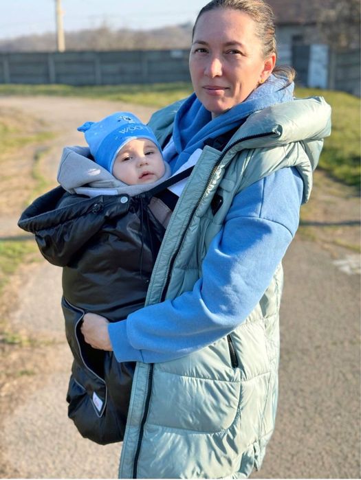 Дитячий слінг + зимова накидка.