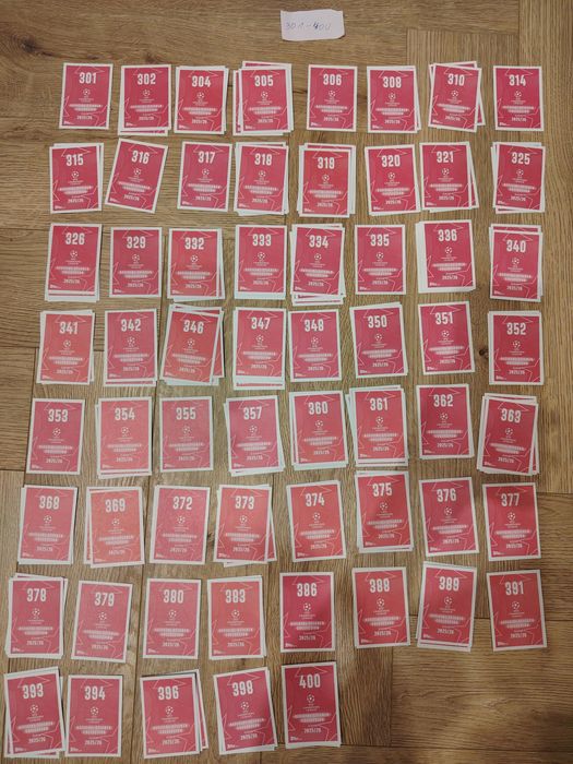 Naklejki Topps UEFA UCL 25/26 aktualizacja 26.07.2025r