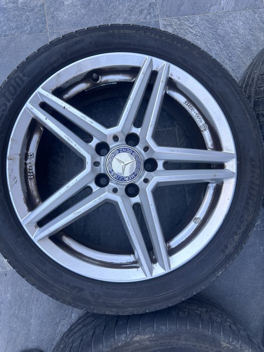 Jantes Mercedes 17” com pneus Bridgestone Turanza