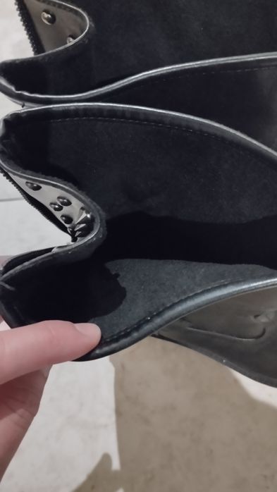 Botas pretas estilo gótico NOVAS