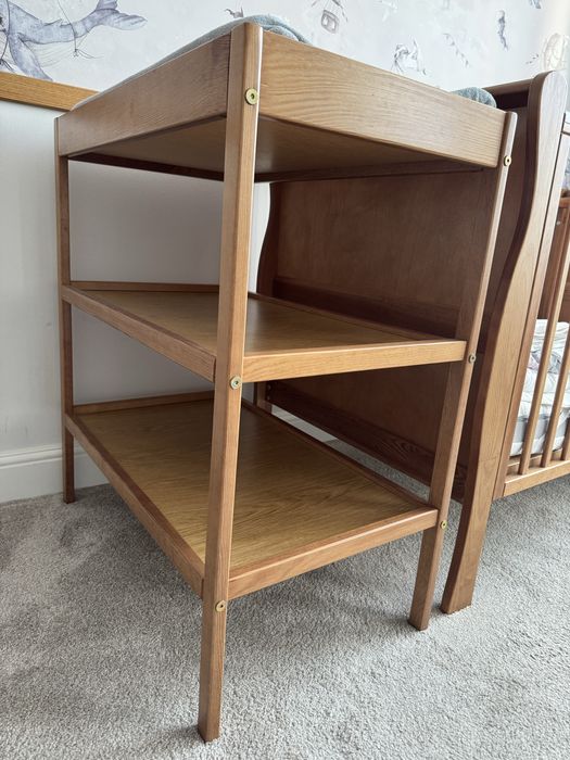 OKAZJA! Łóżeczko dziecięce z przewijakiem Woodies - Przecena!