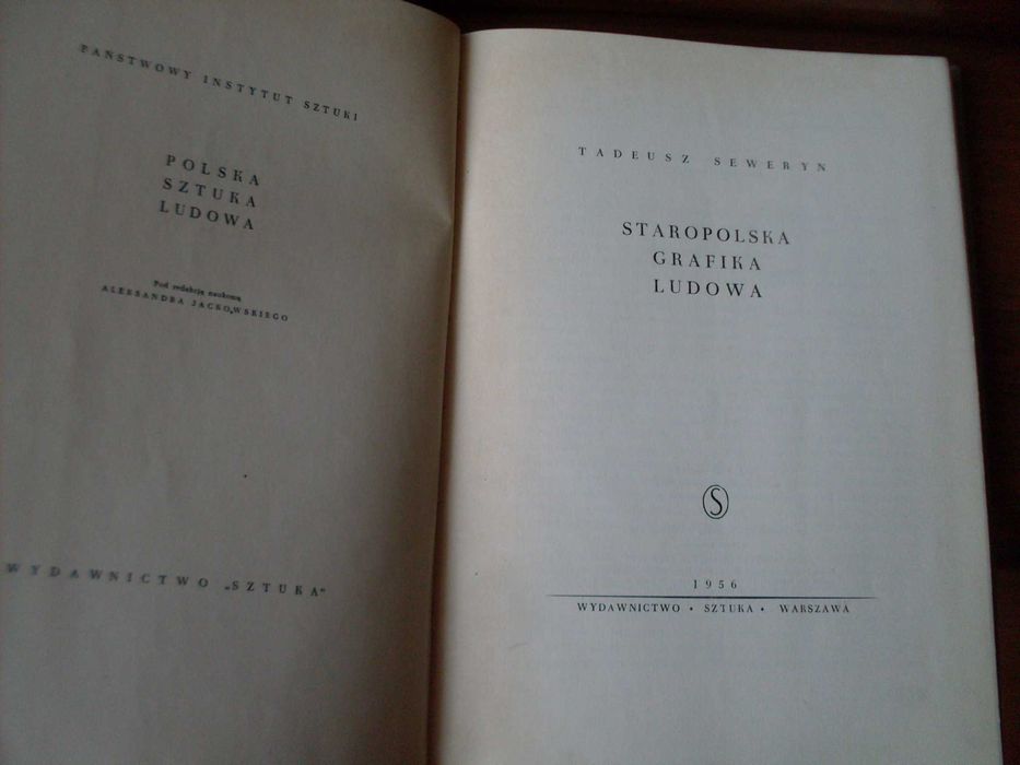 Staropolska grafika ludowa Tadeusz Seweryn 1956 r.