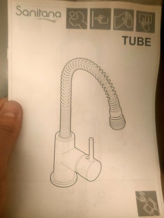 Torneira misturadora Sanitana Tube