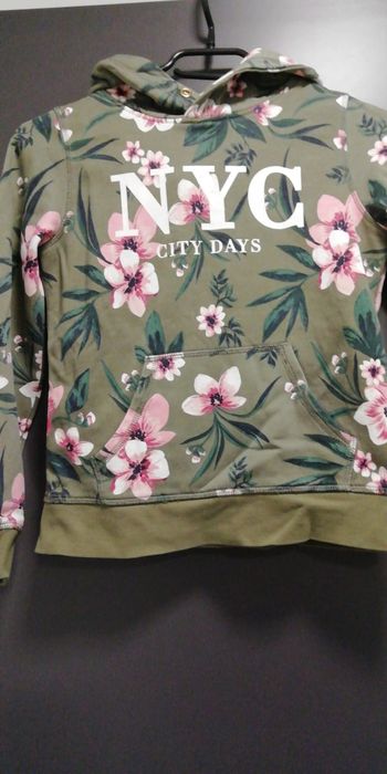 Bluza z kapturem NYC CITY DAYS rozmiar 134/140