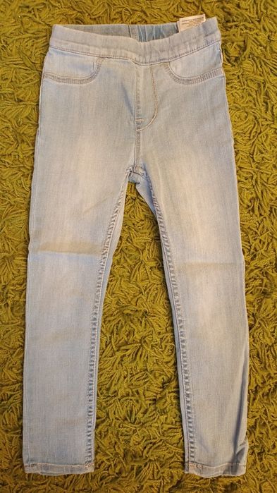 5 par spodni paka dżinsy jegginsy joggersy h&m reserved 110