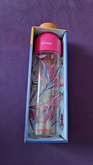 Quokka Ice butelka 840ml NOWA seria Botanical kwiaty bez BPA