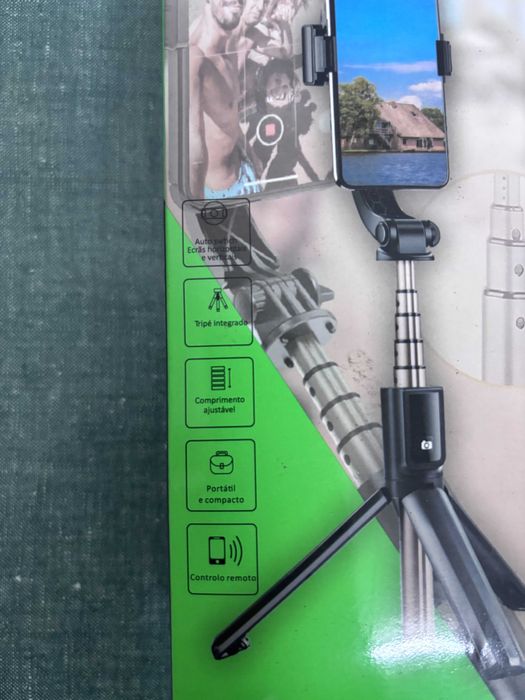 Selfie Stick c/ Estabilizador Motorizado (Gimbal) e Tripé - Modelo H6