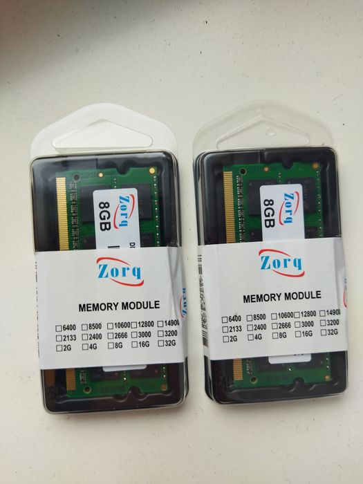 Нова ноутбучна пам'ять ddr3L 8gb
