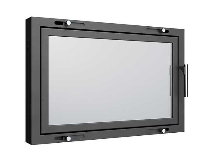Drzwiczki kominkowe na wymiar do otwartych palenisk model AX6