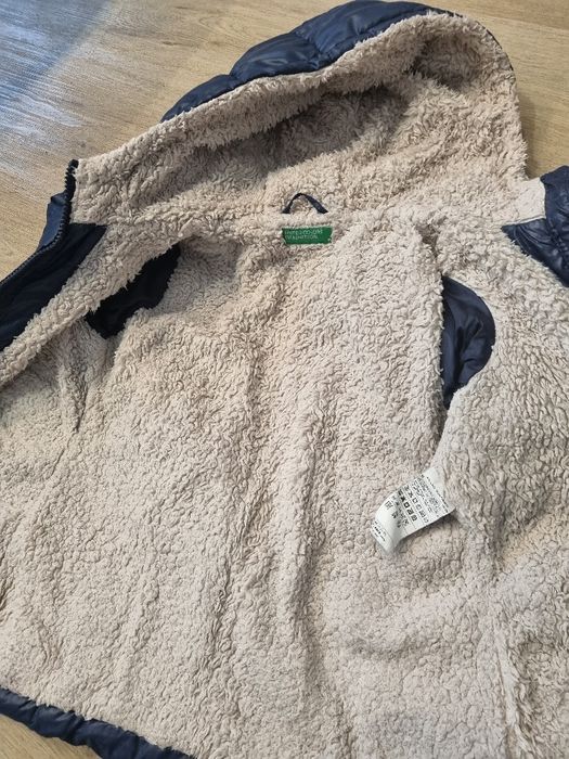 Зимняя куртка пуховик benetton на меху