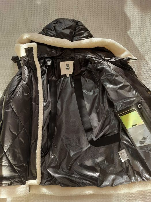 Теплий зимовий пуховик жіноча куртка бренд Snow Owl розмір ХL