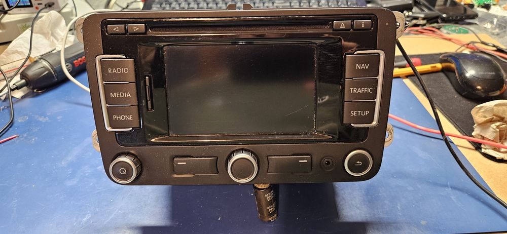 Radio RNS310, kod, pl menu