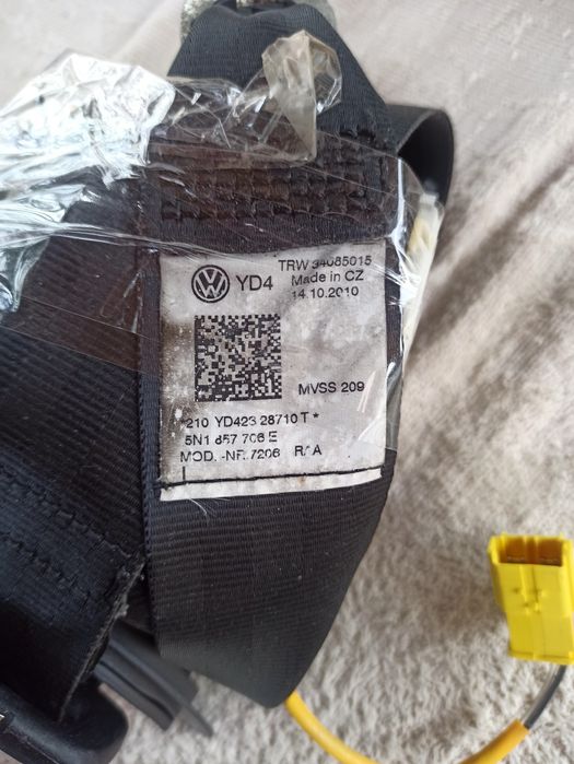 Ремінь безпеки водія, пасажира Volkswagen Tiguan 09-17р