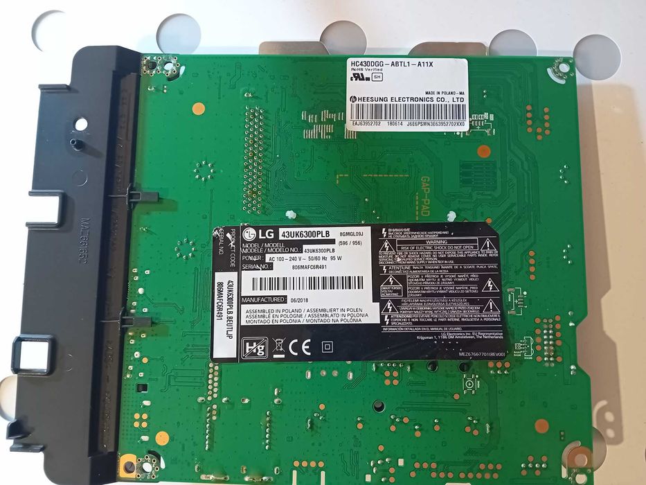 placa tv LG 43UK6300