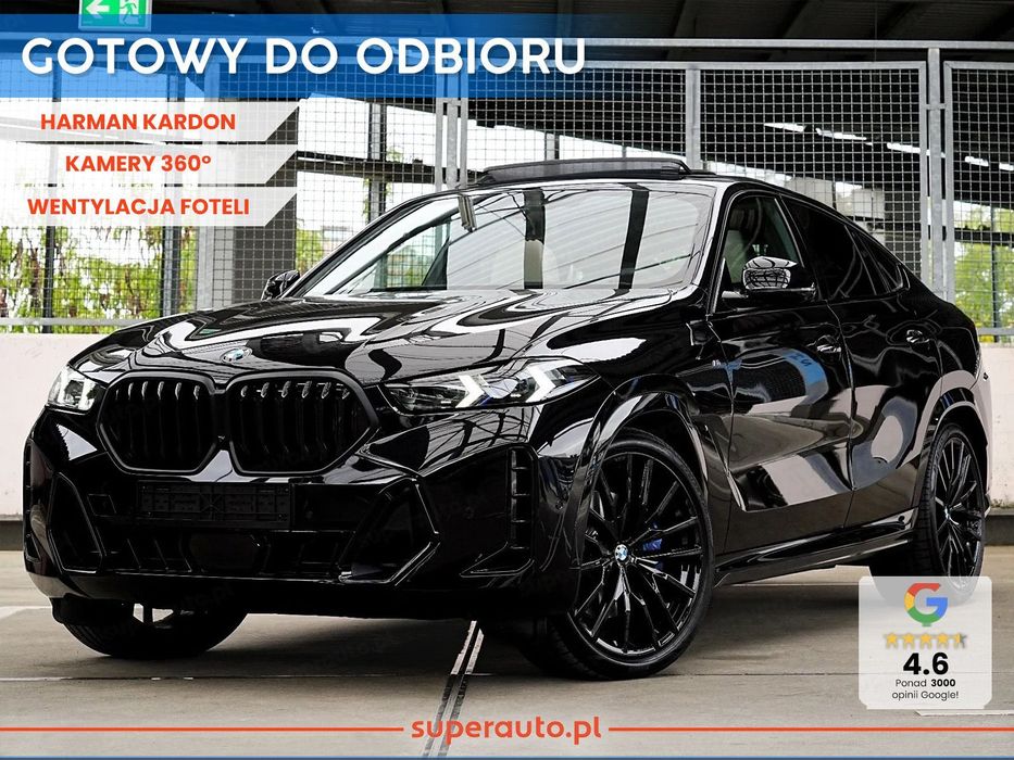 BMW X6 xDrive40d M Sport 3.0 (352KM)| Szklany dach panoramiczny!