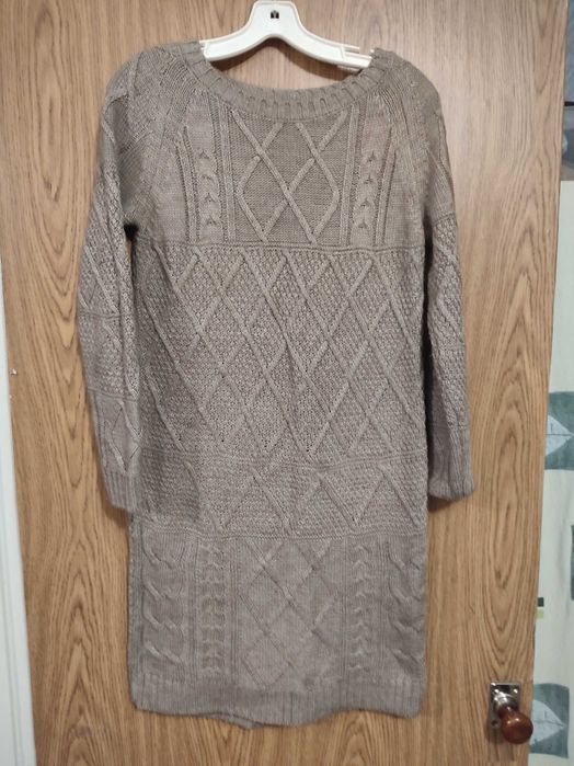 Вязаная туника-свитер