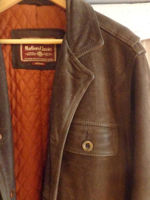 Casaco Marlboro em 100% pele de Bufalo