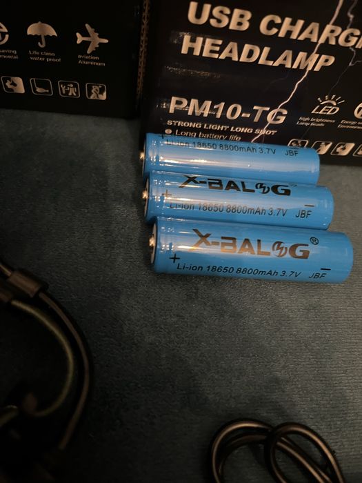 Lanterna de cabeça led zoom 3000 metros