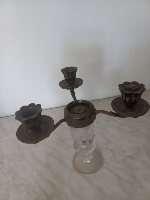 Підсвічник подсвечник свічник на 3 свічки вінтаж торшер держатель