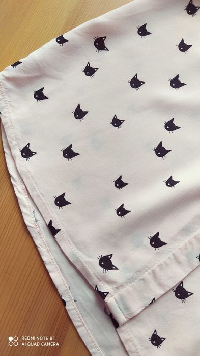 Koszula wiskoza jasny róż kotki Top Secret 34 36 S