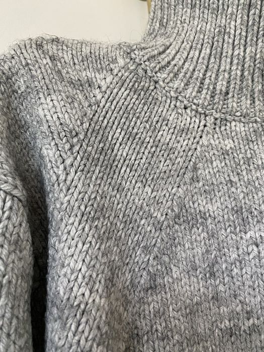 ZARA golf sweter szary NOWY