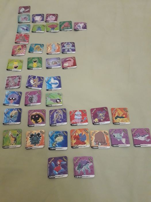 39 staks Pokémon todos diferentes