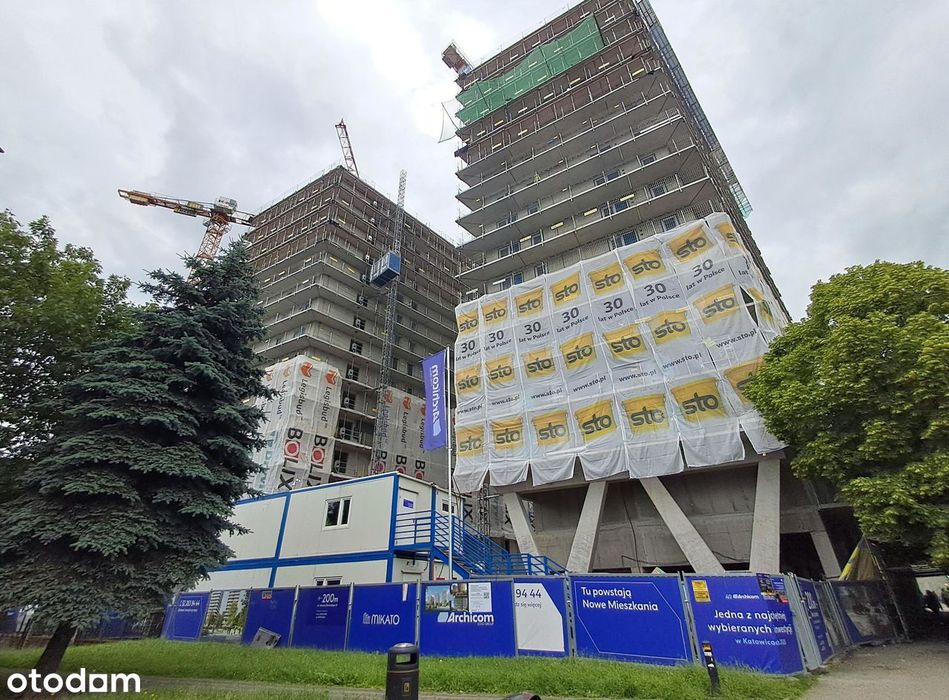 Studio w  centrum z loggią 7,58m2 Ostatnia kondygnacja