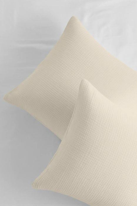 Poszewka pościelowa 40x40 Muślin beżowa jasna
