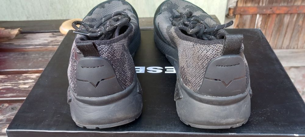 Buty DIESEL S-KBY low sneakersy Mesh Grey Camouflage roz.43