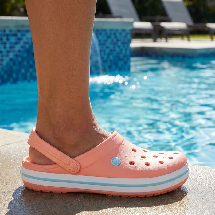 Оригінал! Крокси жіночі Crocs Сrocband Melon/Ice Blue