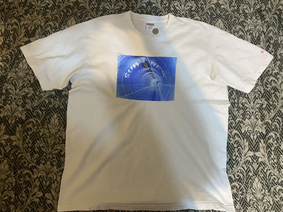 Оригінальна футболка Supreme Tunnel Tee (SS24) White | Розмір L