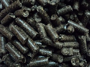 Пелета.Паливна гранула з лузги соняшника.