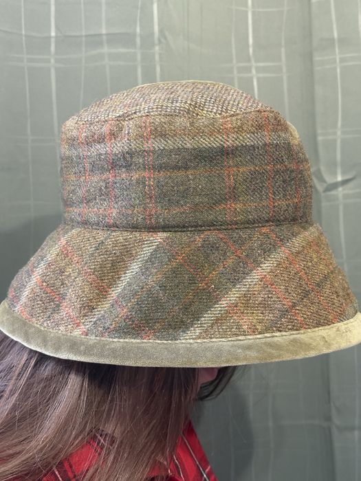 Luksusowy Kapelusz OLNEY Tweed 100% Wełna , Brytyjski Styl , Stan Idealny