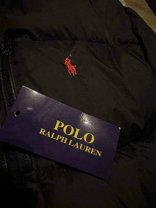 Czarne kurtka Ralph Lauren