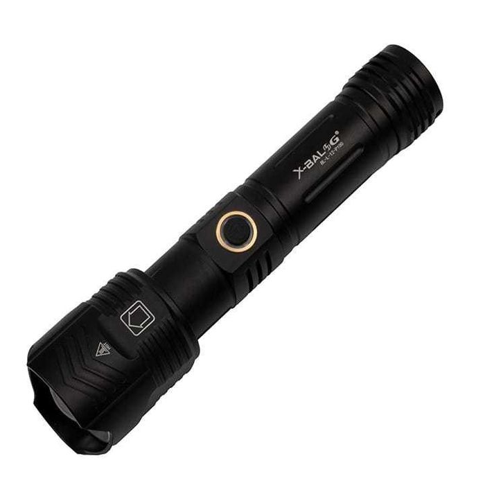 Latarka taktyczna X-BALOG USB 5680 lumenów 5 trybów MOCNA